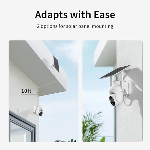 2K Solar Security Cameras Wireless Outdoor (4 Count)