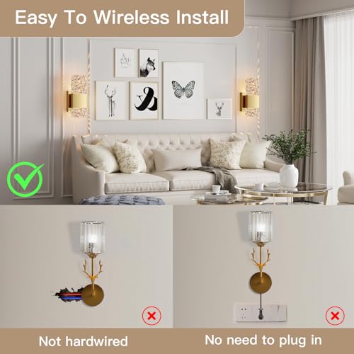 Battery Operated Wall Sconce