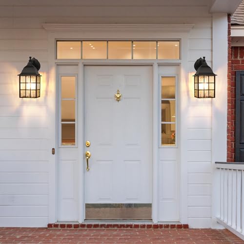 Dusk to Dawn Outdoor Wall Lights 2Pack (2 Count)