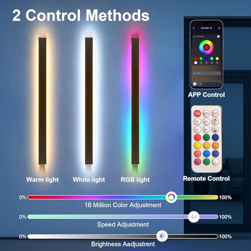 Modern Outdoor RGB Wall Lights