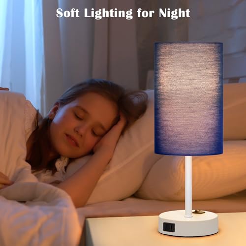 Blue Table Lamp Set of 2 (2 Count)