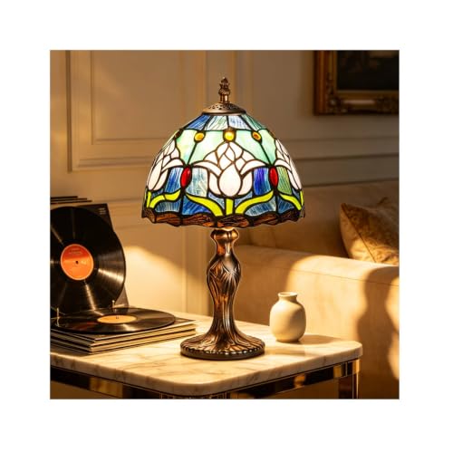 8'' Stained Glass Table Lamp
