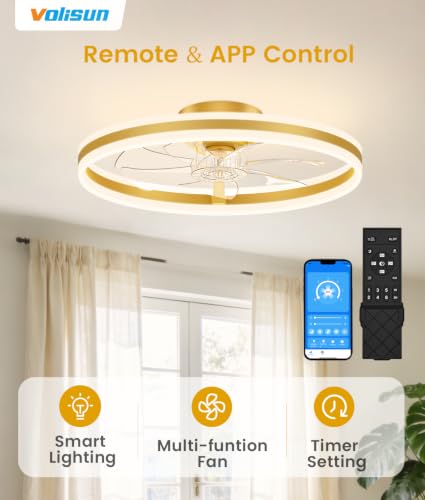 Low Profile Ceiling Fans with Lights and Remote