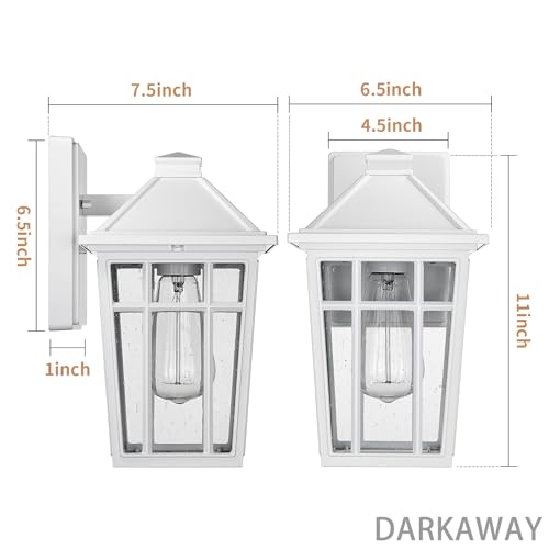 Outdoor Sconce Lights Wall Light Fixtures (2 Count)