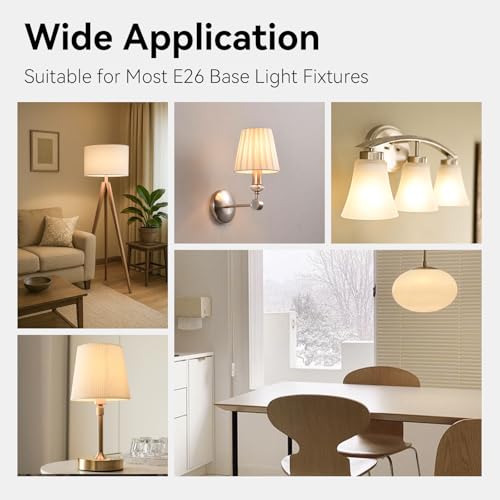 6 Pack LED Light Bulbs 60 Watt Equivalent (6 Count)