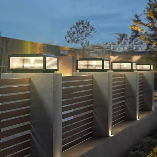 Solar Outdoor Post Light 12X12in