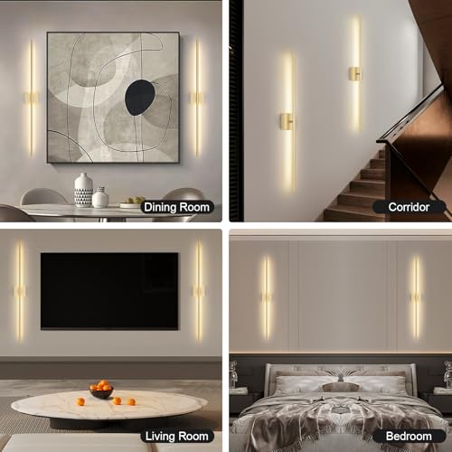 Battery Operated Wall Sconce Set of Two with Remote Control (2 Count)