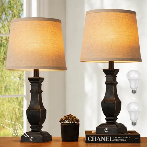 Dimmable Table Lamps Set of 2 (2 Count)