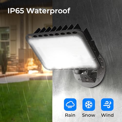 65W 9100LM LED Flood Lights Outdoor (4 Count)