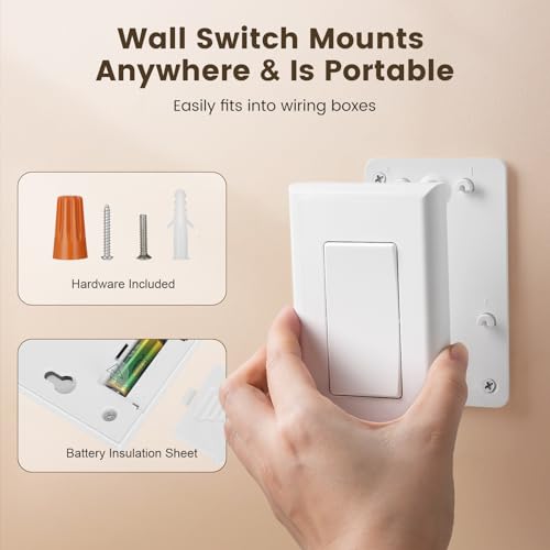 Wireless Light Switch and Receiver Kit