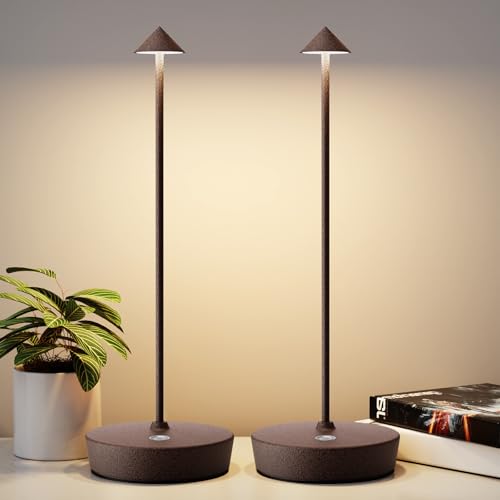 2Pack Rechargeable Cordless Table Lamp (2 Count)