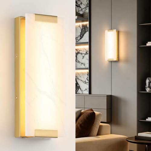 Hardwired Modern Gold LED Wall Sconce Indoor Wall Light Fixture