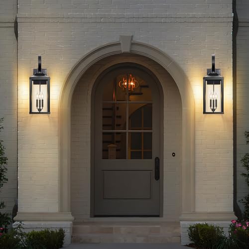 24" Extra Large Outdoor Wall Light Fixtures (2 Count)