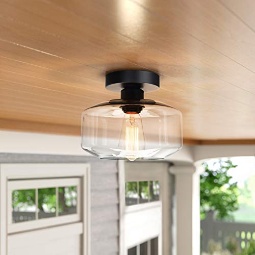 Industrial Semi Flush Mount Ceiling Light
