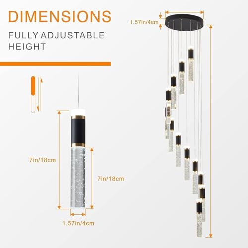 High Ceiling Led Chandelier