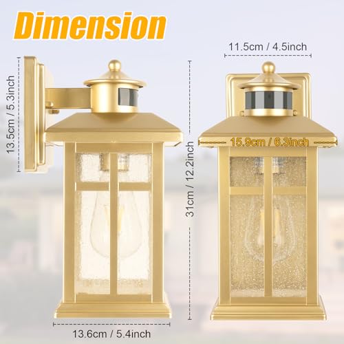 Outdoor Light Fixture Motion Sensor