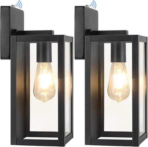 2 Pack Dusk to Dawn Outdoor Wall Lights (2 Count)