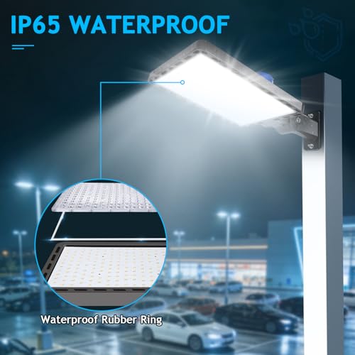 LED Parking Lot Light Dusk to Dawn Photocell 52500LM 5000K 3Pack (3 Count)