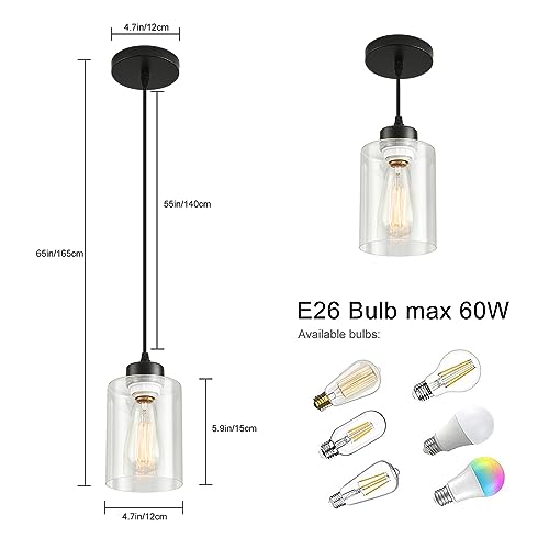 Pendant Light Fixture (3 Count)