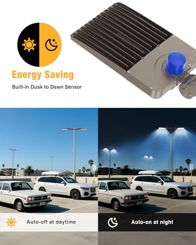 LED Parking Lot Light 400W 56000LM 5000K