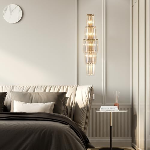 29.5 inch Modern Wall Sconce Contemporary Crystal Wall Sconce 5