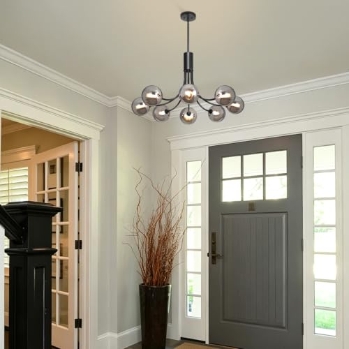 Mid Century Chandelier Modern Sputnik Light Fixture for Dining Room 32''