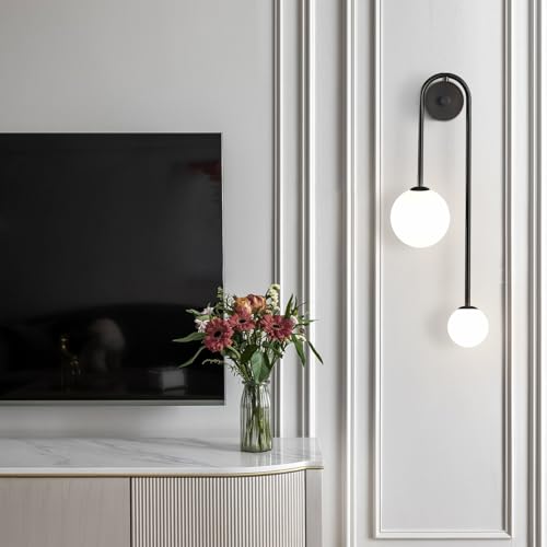 Modern Glass Globe Wall Light 2
