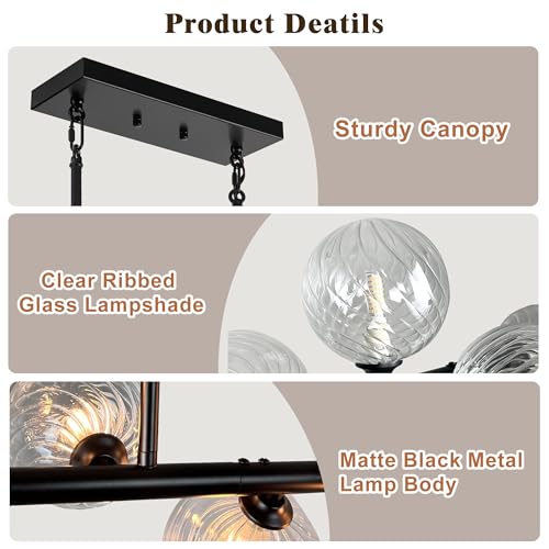 Linear Chandeliers for Dining Room (11 Count)