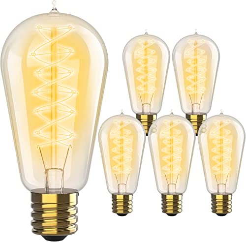 Vintage Incandescent Edison Light Bulbs (4 Count)