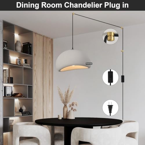 15.7in Plug in Chandelier