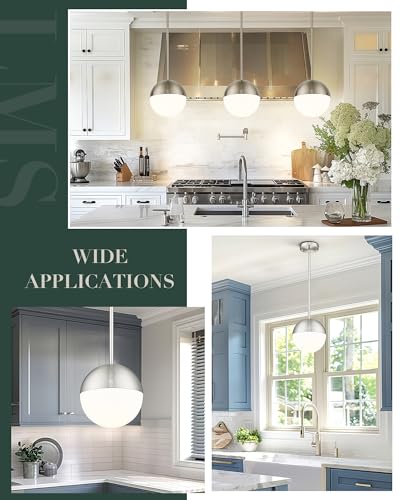 Brushed Nickel Pendant Lights Kitchen Island