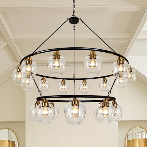 Black Wagon Wheel Chandelier