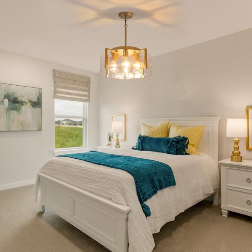 Gold Chandeliers for Dining Room Light Fixture