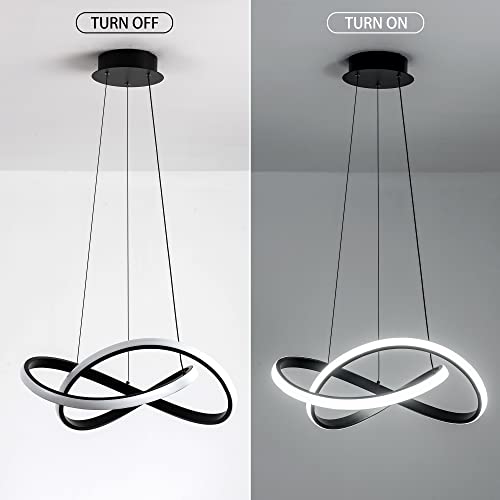 Modern LED Pendant Light with Irregular Ring Lights