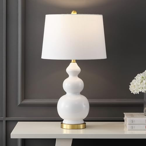 Bowen 27.5" Ceramic Triple Gourd Table Lamp