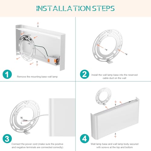 Modern Indoor 5CCT LED Wall Sconce