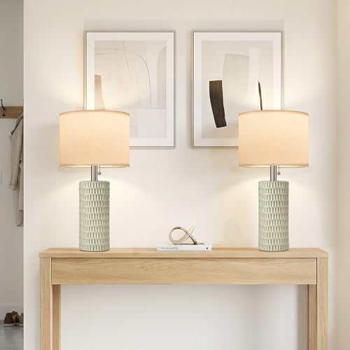 20” Modern Table Lamps Set of 2 (2 Count)