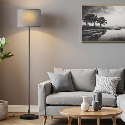 60'' Modern Floor Lamp with Shade