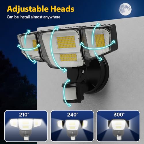 90W 10000LM LED Security Lights Motion Sensor Outdoor Lights