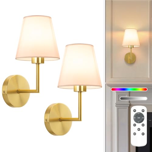 13.8 inch Battery Operated Wall Sconce Set of 2 (2 Count)