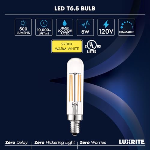 Vintage E12 LED Bulb 60W Equivalent (12 Count)