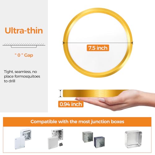 3 Pack Flush Mount Ceiling Light