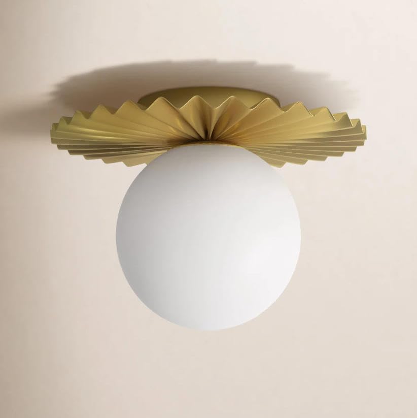 1 Light Milk Glass Pendant Light