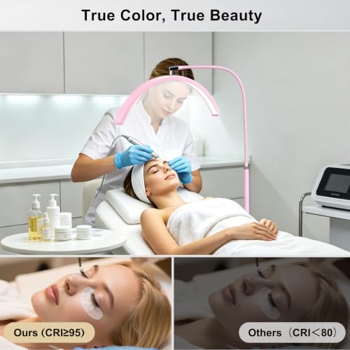 Professional Half Moon LED Desk Light for Nail Techs & Artists
