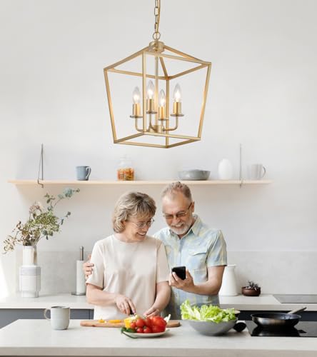 Industrial 4 Lights Chandelier