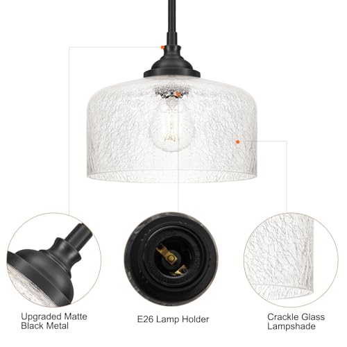 Black Vintage Pendant Lights Kitchen Island
