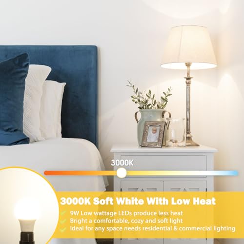 A19 LED Light Bulb 60W Equivalent (4 Count)