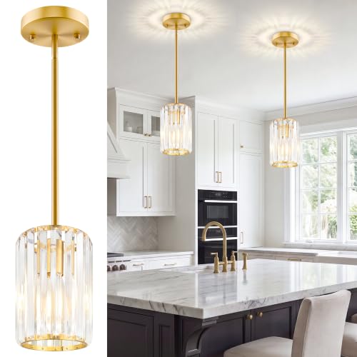 Gold Pendant Light (2 Count)