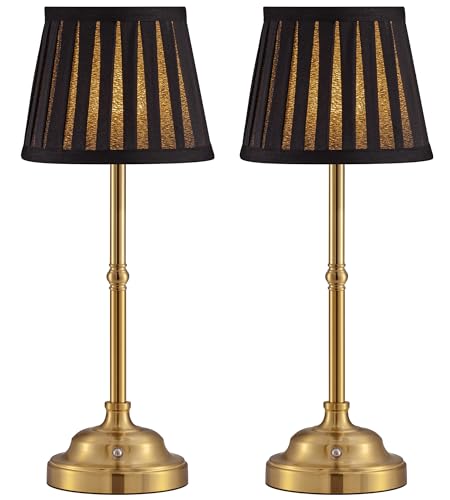 Gold Cordless LED Table Lamps Set of 2 (2 Count)