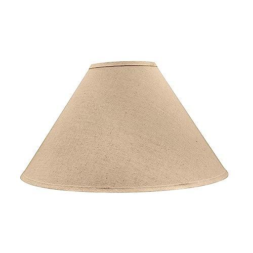 32209A Hardback Empire Spider Lamp Shade in Wheat Flaxen